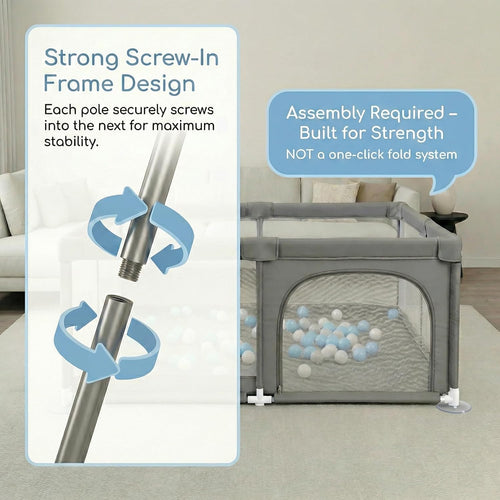 Safe Indoor Outdoor Baby Playpen